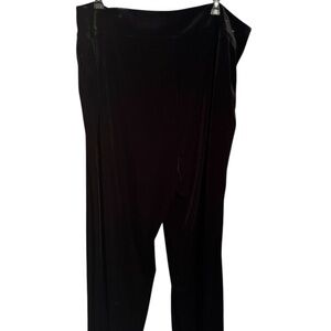 Calvin Klein Black Velvet Pants